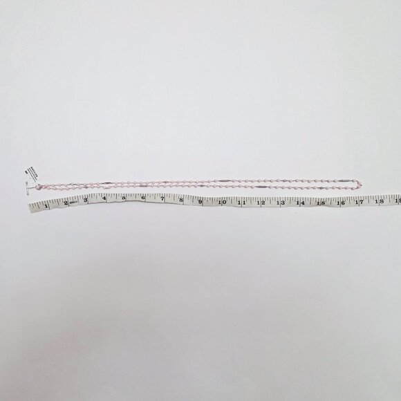 Lagos Pink Caviar Long Pink Ceramic Beaded Necklace - Picture 16 of 16